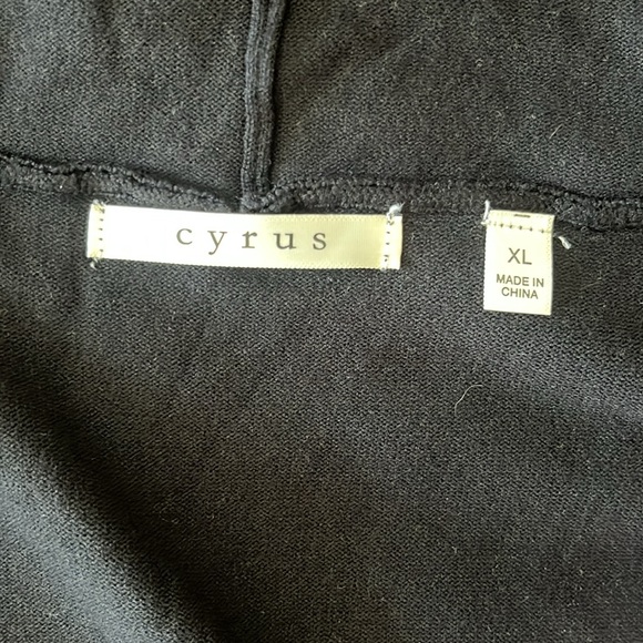 Hooded black open cardigan with pockets! Size XL - Picture 4 of 7